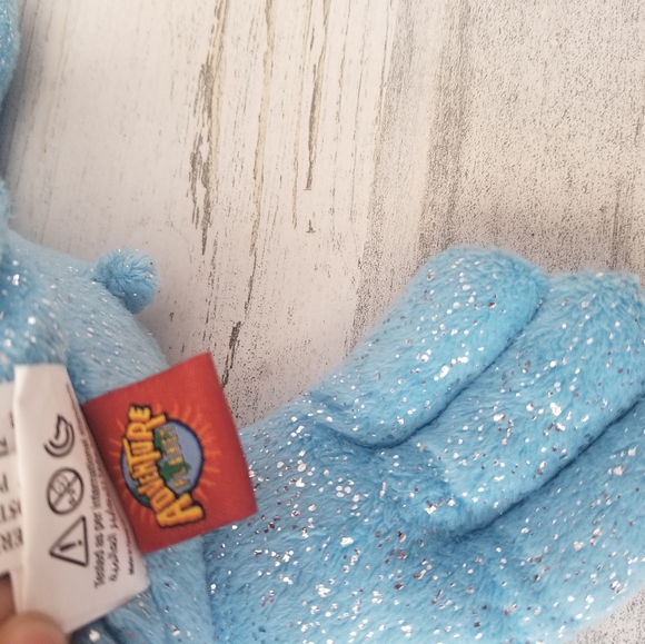 Plush Blue Sparkle Sea Turtle - Picture 4 of 5